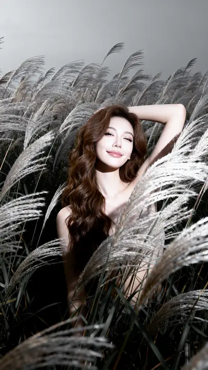 巧妙构图提示词，芦苇荡的娘们(1)